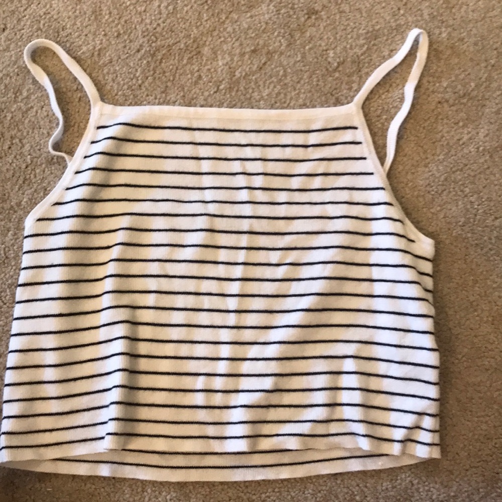 Cute stripe brandy Melville shirt!